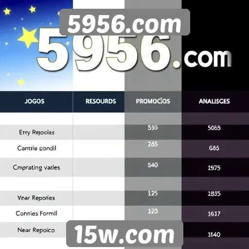 Comparação entre 5956.com e outros sites de jogos