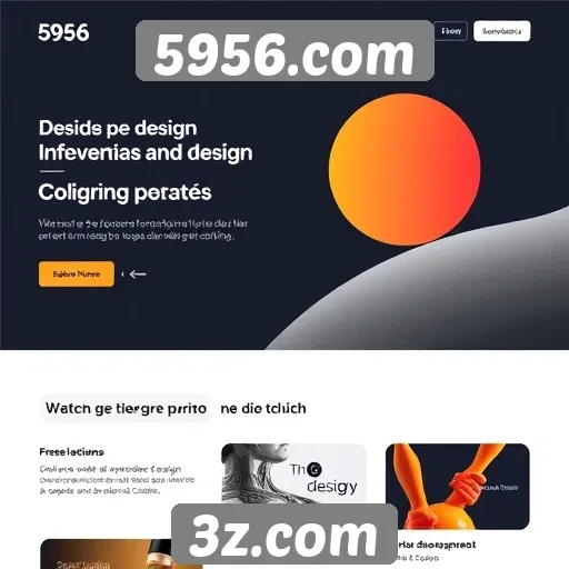 Tendências de design no portal 5956.com