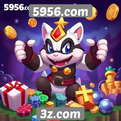 Diversidade de jogos disponíveis em 5956.com