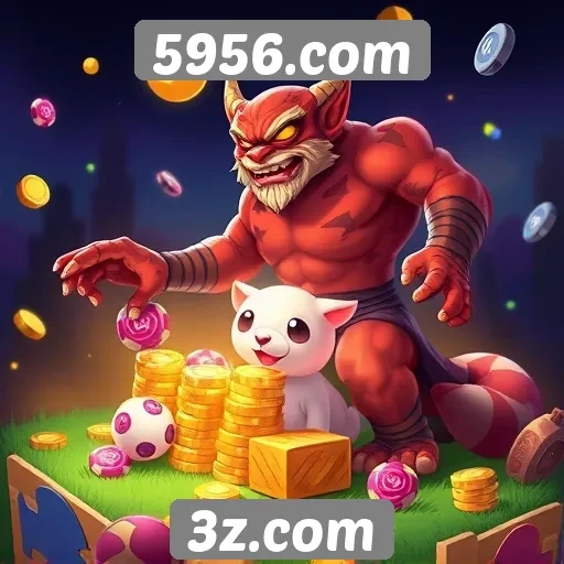 Variedade de jogos disponíveis no 5956.com